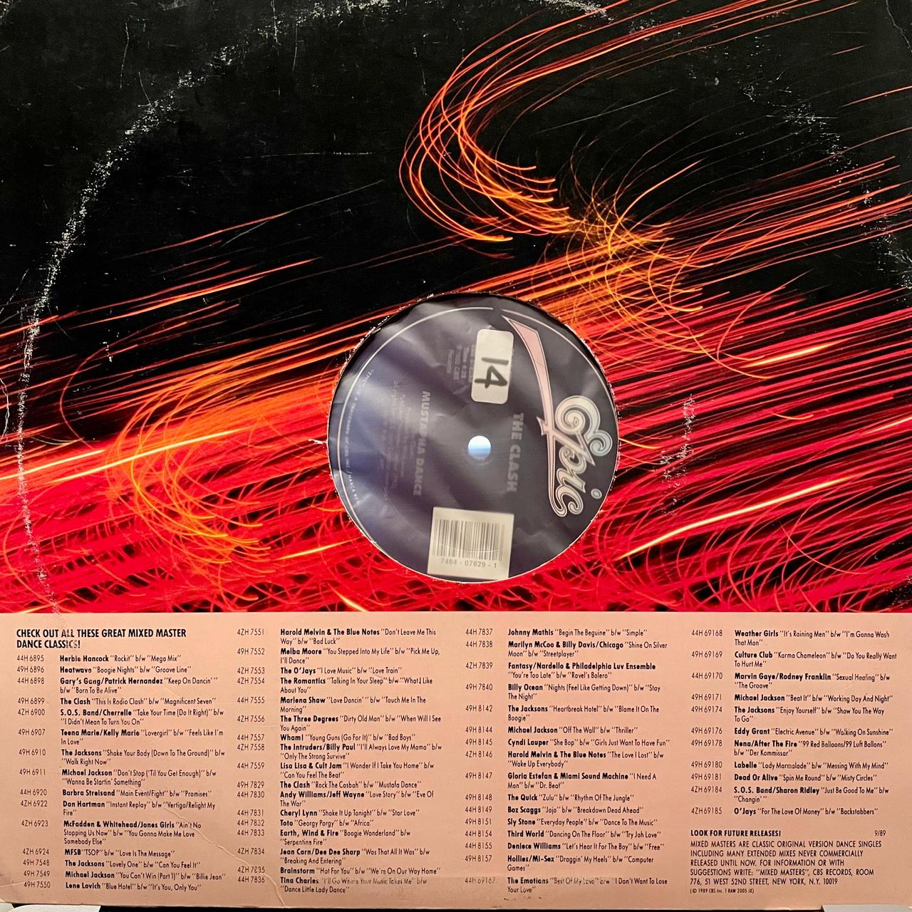 The Clash – Rock The Casbah (VG+, FUNDA RINGWEAR) BOX18
