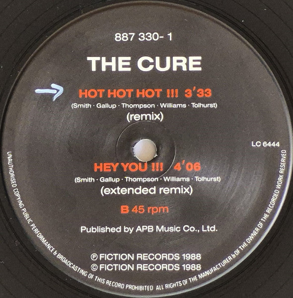 The Cure – Hot Hot Hot !!! (NM, FUNDA VG+)