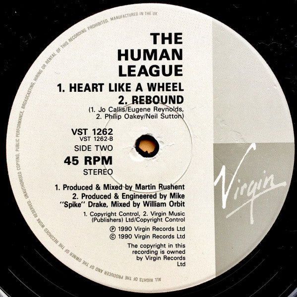 The Human League – Heart Like A Wheel (VG+) BOX28