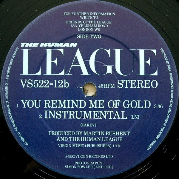 The Human League – Mirror Man (EX, FUNDA VG+)
