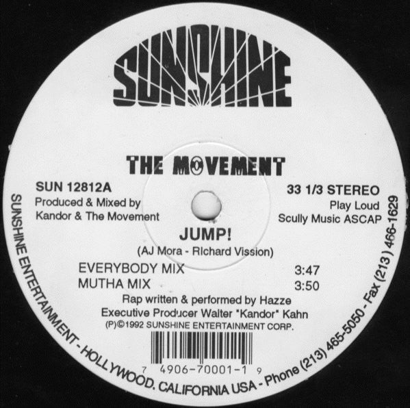 The Movement – Jump! (EX, FUNDA GENERICA) BOX26