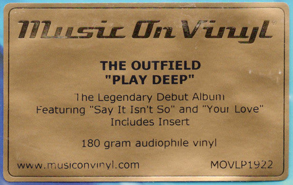 The Outfield – Play Deep / Incluye Insert (NUEVO, SELLADO)
