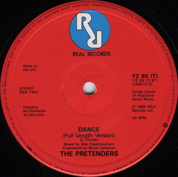 The Pretenders – Don't Get Me Wrong (EX, FUNDA VG+) BOX29