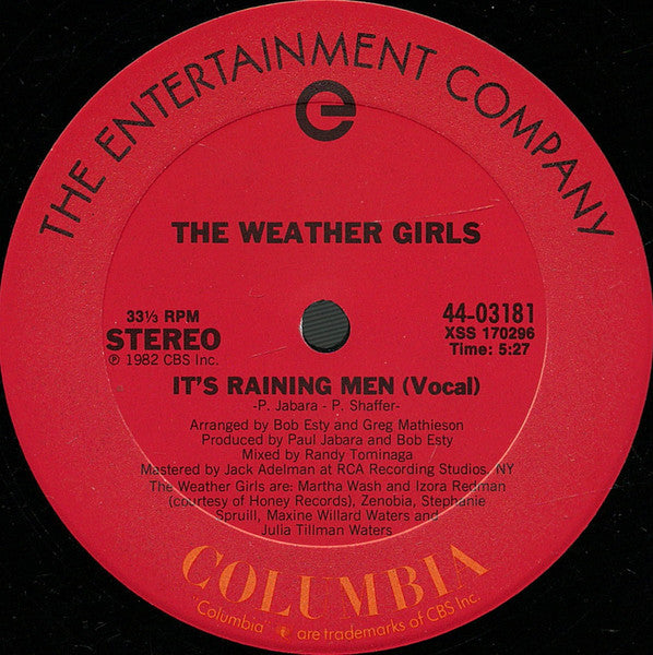 The Weather Girls – It's Raining Men (EX) BOX24
