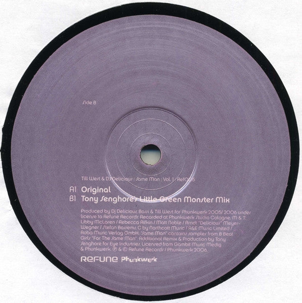 Till West & DJ Delicious – Same Man (Vol. 1) (NM) BOX12