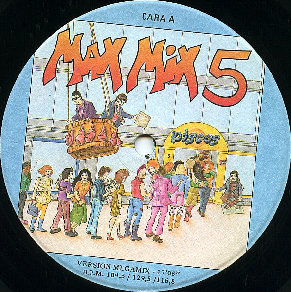 Toni Peret & José Mª Castells – Max Mix 5 (1ª Parte) / DISCO DOBLE (NM) BOX12