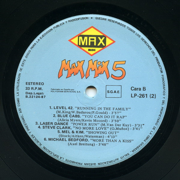 Toni Peret & José Mª Castells – Max Mix 5 (1ª Parte) / DISCO DOBLE (NM) BOX12