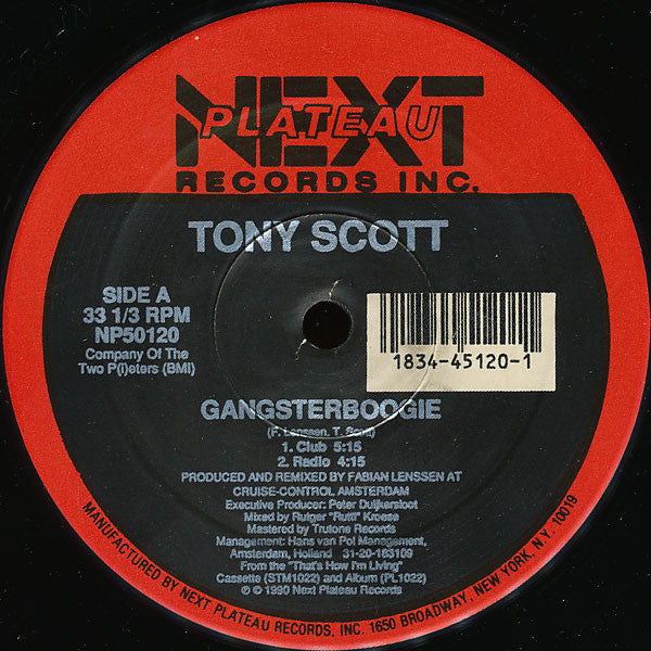 Tony Scott – Gangster Boogie (EX, FUNDA VG+) BOX19