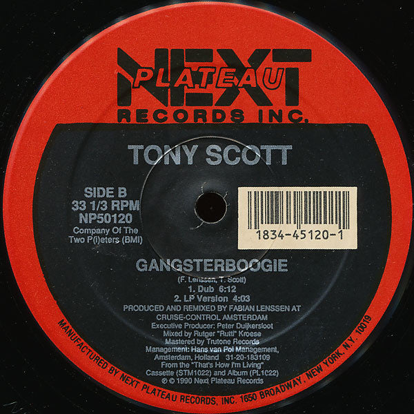 Tony Scott – Gangster Boogie (EX, FUNDA VG+) BOX19