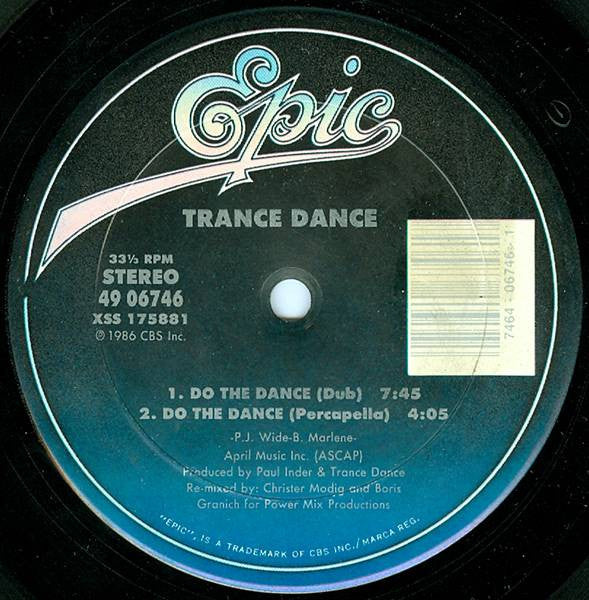Trance Dance – Do The Dance (NM) BOX26