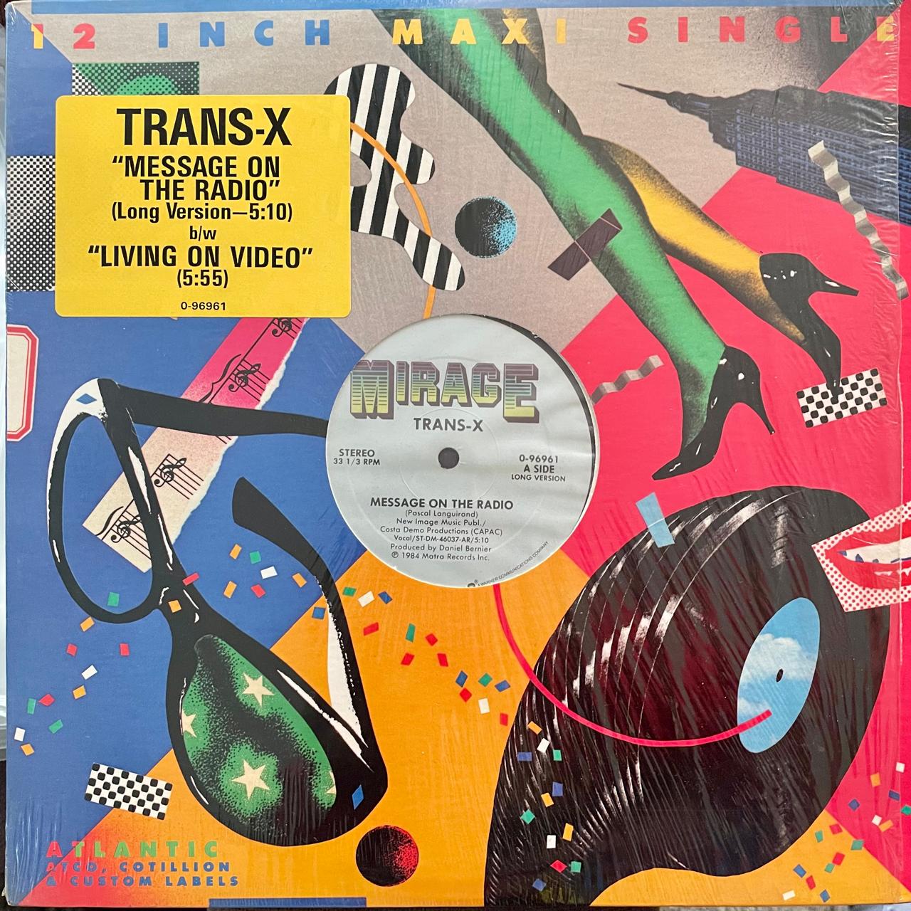 Trans-X – Message On The Radio - Living On Video (NM) BOX18