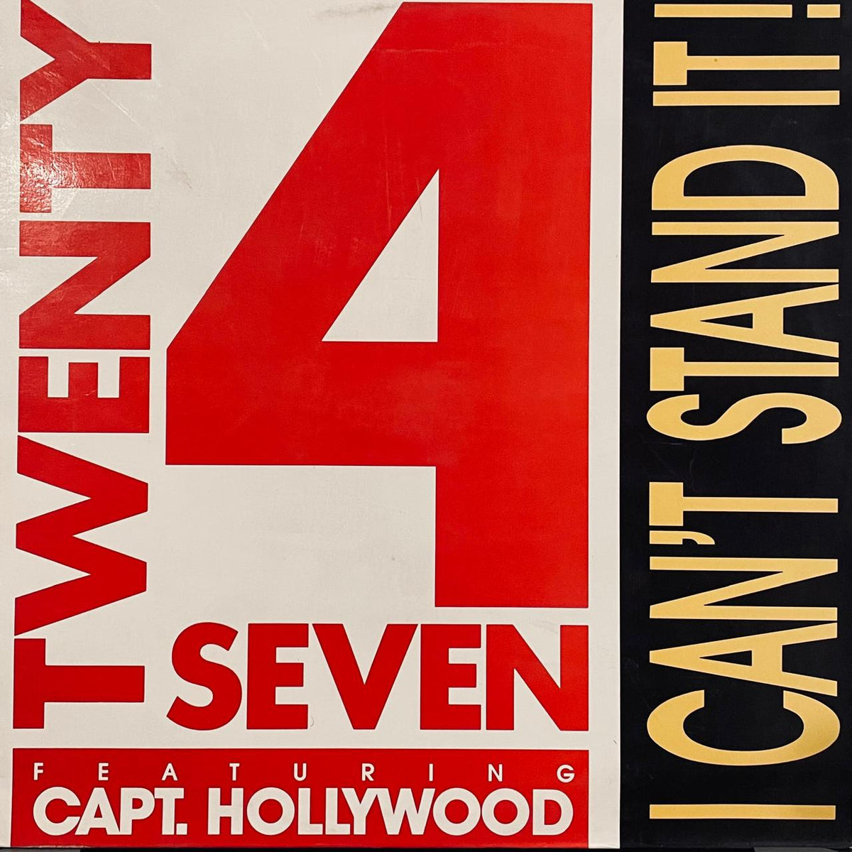 Twenty 4 Seven Featuring Capt. Hollywood – I Can't Stand It! (EX, FUNDA VG+) BOX30