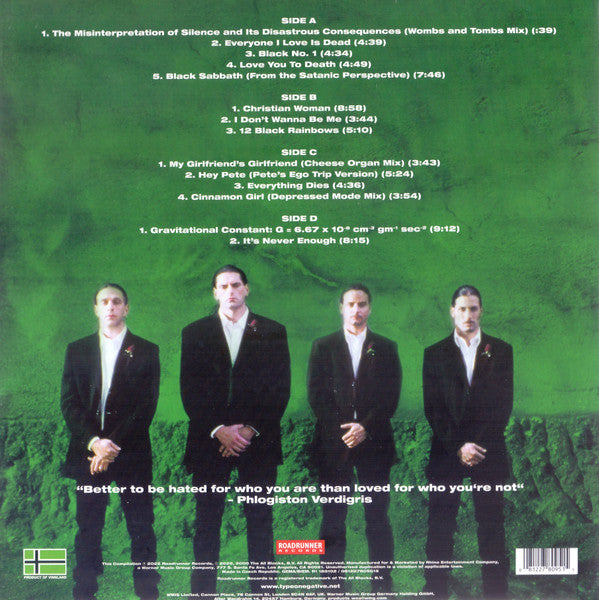 Type O Negative – The Least Worst Of / DISCO DOBLE (NUEVO, SELLADO)