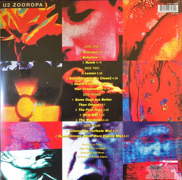 U2 – Zooropa / DISCO DOBLE (NUEVO, SELLADO) BOXV15