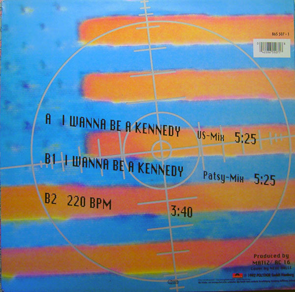 U 96 – I Wanna Be A Kennedy (EX, FUNDA VG+) BOX29