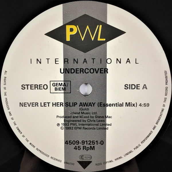 Undercover – Never Let Her Slip Away (VG+) BOX30