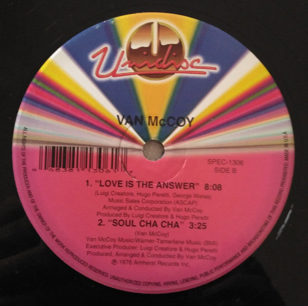 Van McCoy & The Soul City Symphony / Van McCoy – The Hustle / Love Is The Answer / Soul Cha Cha (NM) BOX18