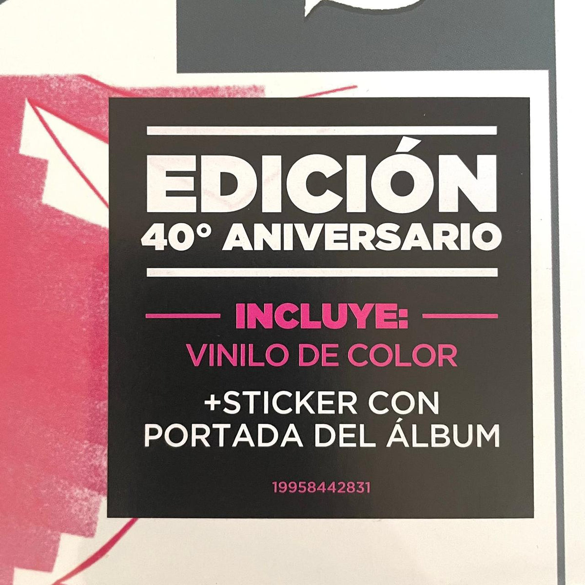 Virus – Locura / 40° Aniversario - DISCO COLOR (NUEVO, SELLADO)