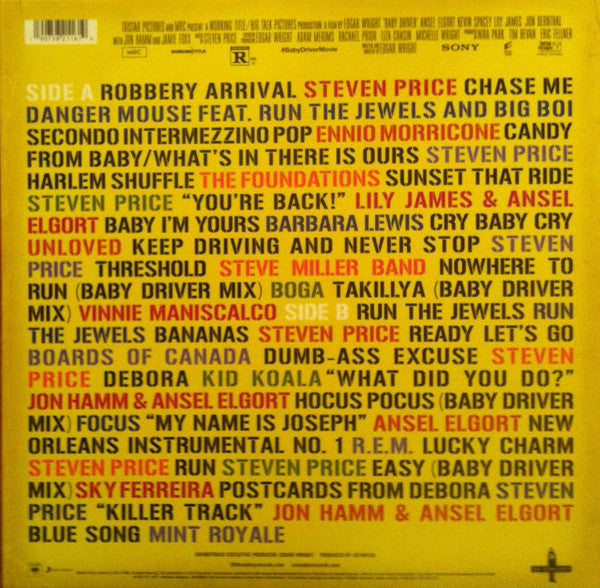 Various – Baby Driver Volume 2: The Score For A Score (NUEVO, SELLADO)