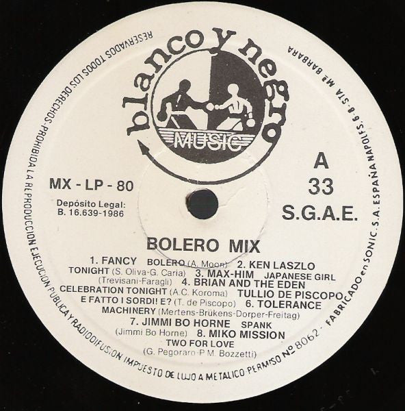 Various – Bolero Mix (NM) BOX3