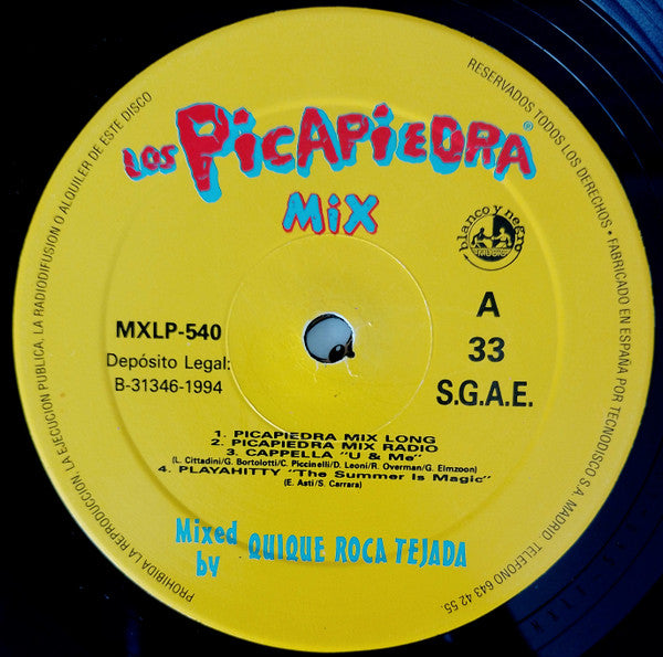 Various – Los Picapiedra Mix / DISCO DOBLE (NM) BOX2