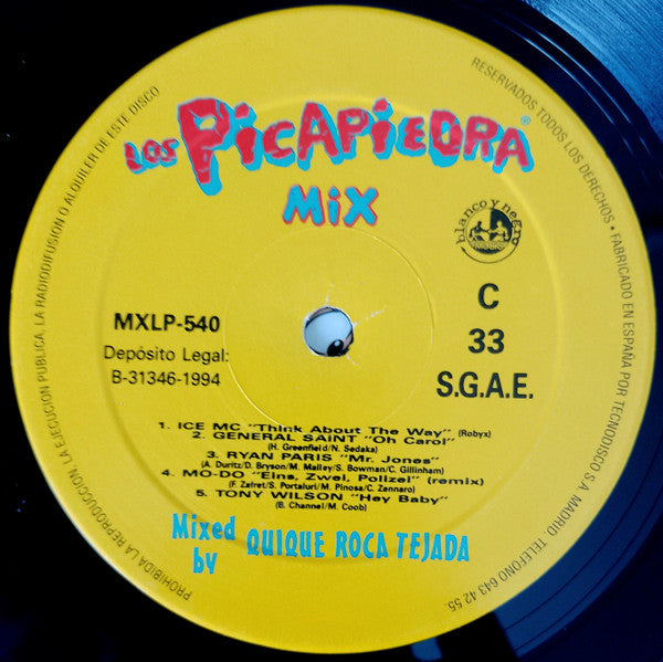 Various – Los Picapiedra Mix / DISCO DOBLE (NM) BOX2