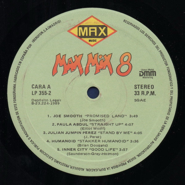 Various – Max Mix 8 / DISCO DOBLE (NM, FUNDA EX)