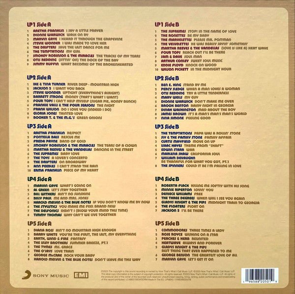 Various – NOW Presents Classic Soul / DISCO QUINTUPLE (NUEVO, SELLADO)