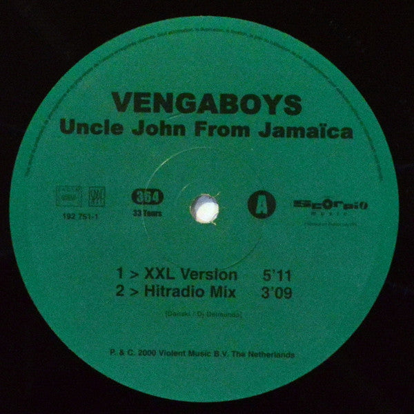 Vengaboys – Uncle John From Jamaica (VG+) BOX18