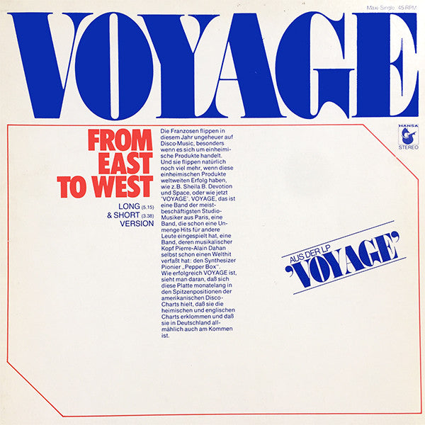 Voyage – From East To West (NM) Box39