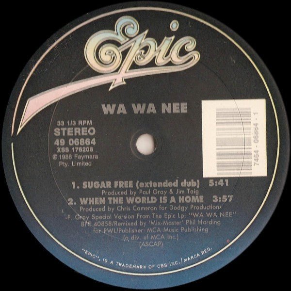 Wa Wa Nee – Sugar Free (Extended Mix) (EX, FUNDA VG+) BOX6