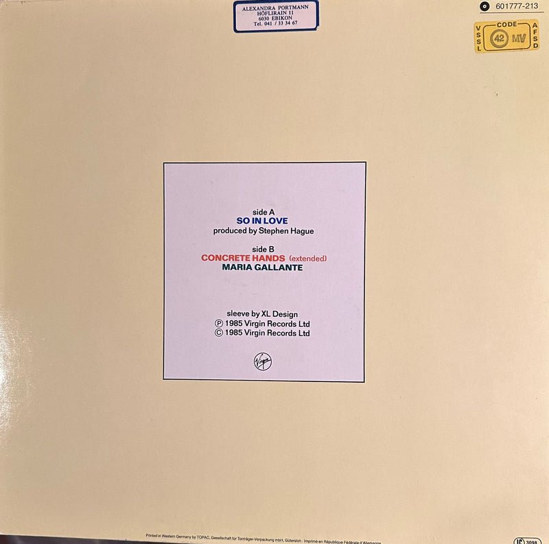 Orchestral Manœuvres In The Dark – So In Love (EX) BOX5