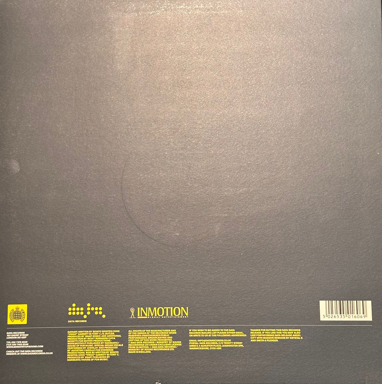 Snap! Vs Motivo – The Power (Of Bhangra) (NM, FUNDA VG+) BOX17