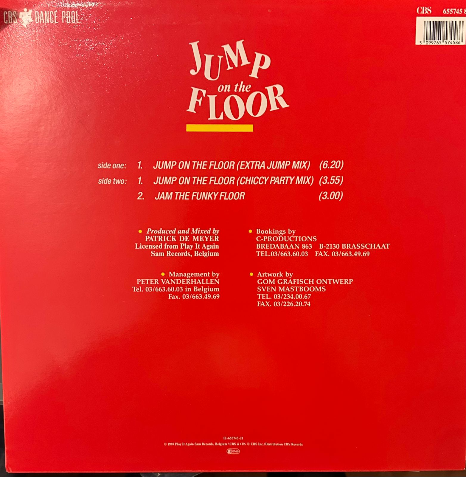 Black Kiss – Jump On The Floor (Remix) (NM, FUNDA EX) BOX23
