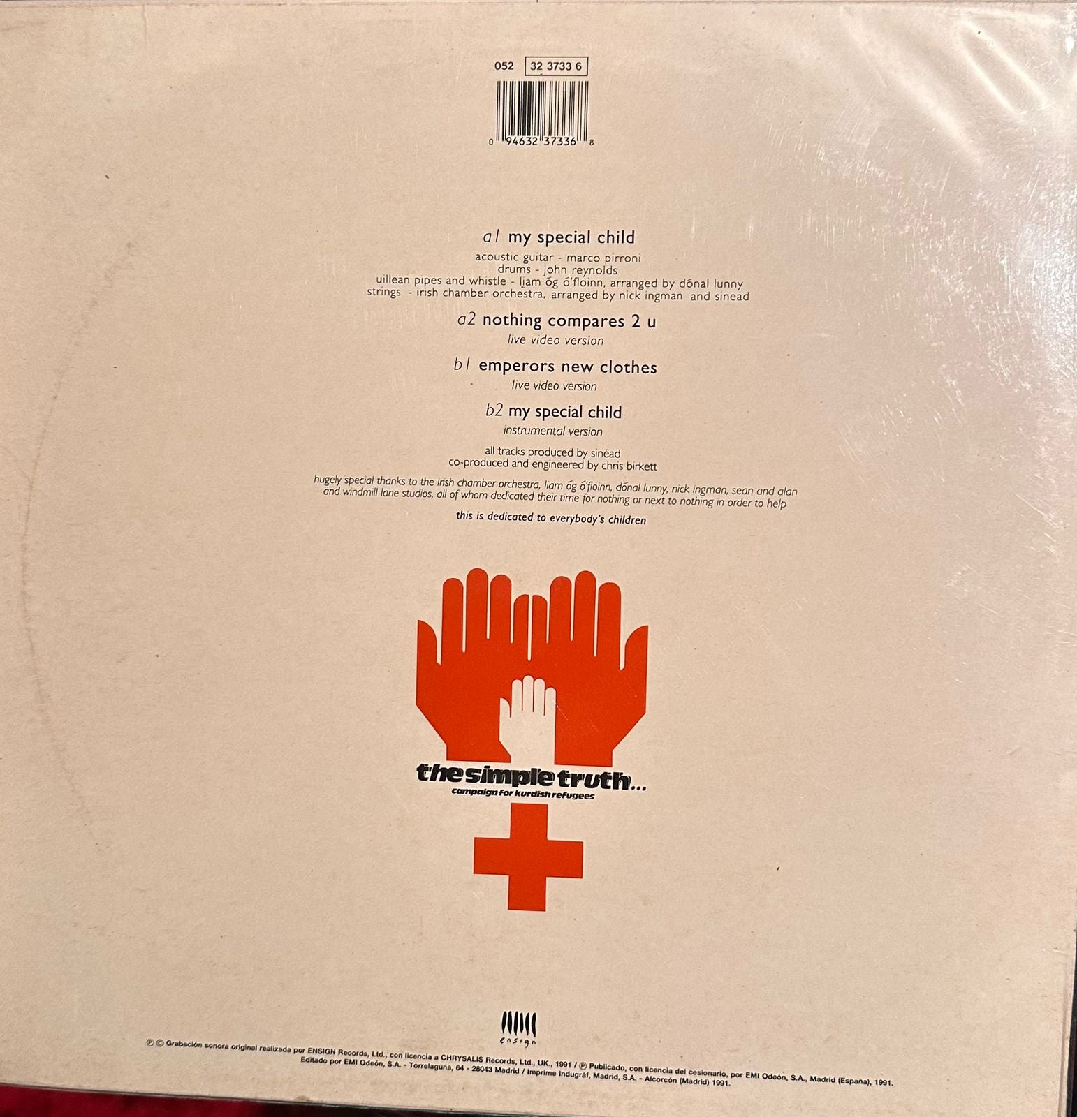 Sinéad O'Connor – My Special Child (EX) BOX24
