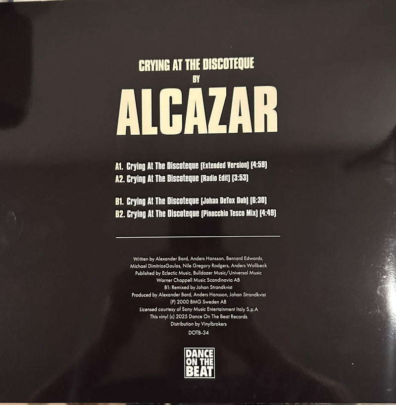 Alcazar ‎– Crying At The Discoteque (MINT, NUEVO NO SELLADO) BOX4
