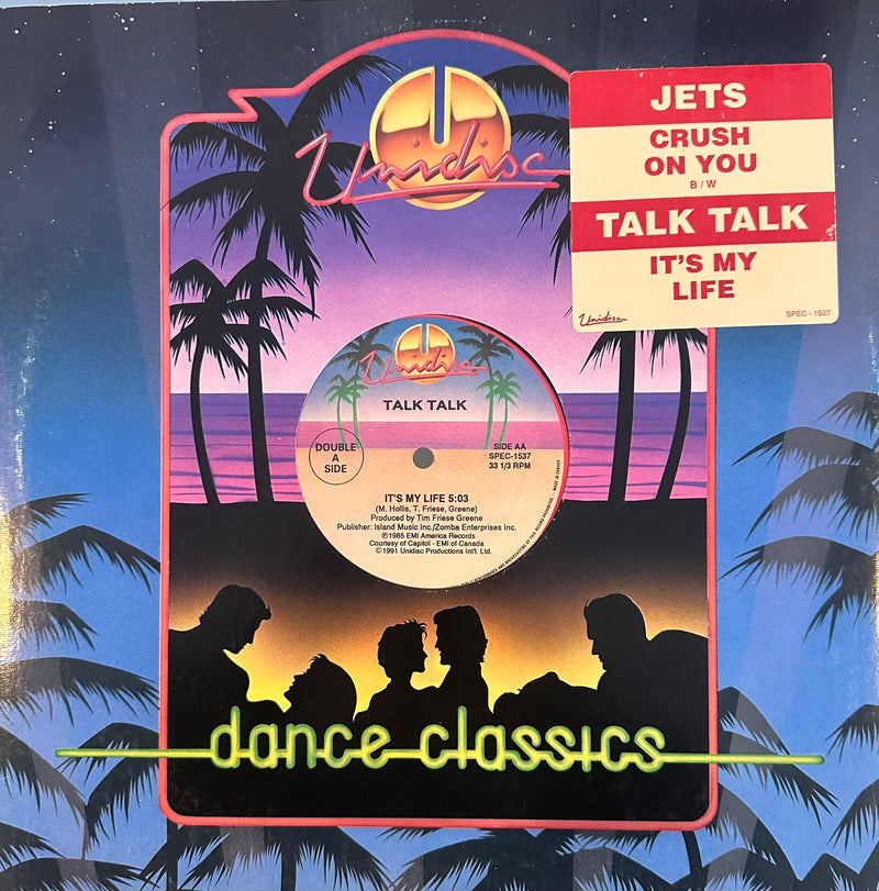 Jets / Talk Talk – Crush On You / Talk Talk-  It's My Life (NM, FUNDA EX) BOX21