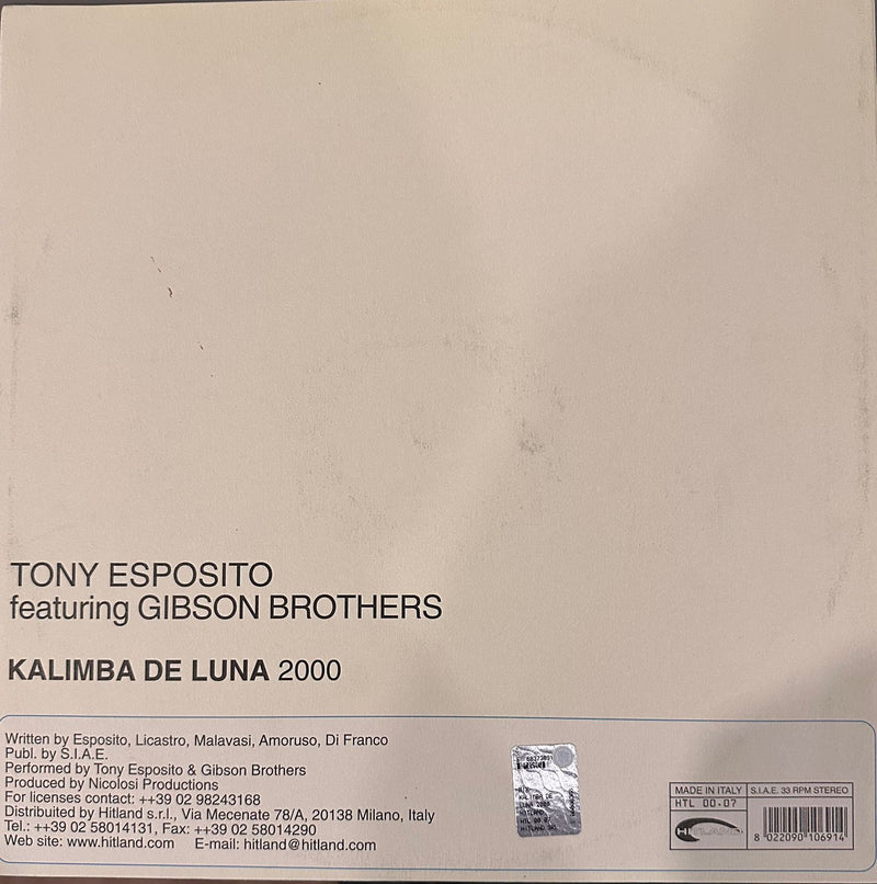 Tony Esposito Featuring Gibson Brothers – Kalimba De Luna 2000 (NM) BOX24