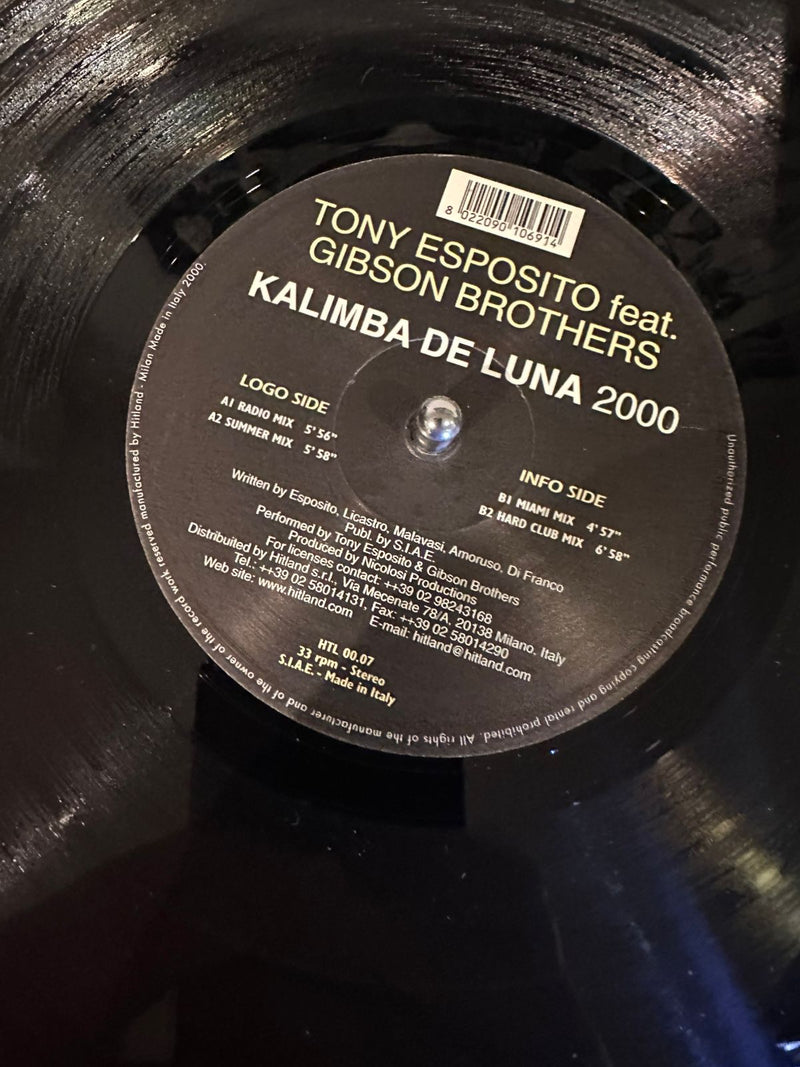 Tony Esposito Featuring Gibson Brothers – Kalimba De Luna 2000 (NM) BOX24