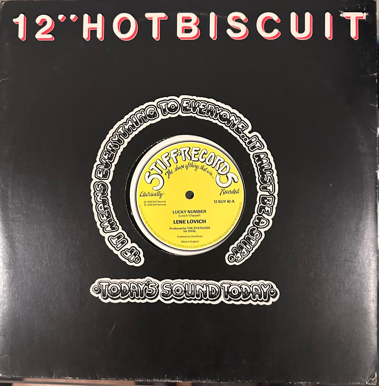 Lene Lovich – Lucky Number (NM, FUNDA VG+) BOX8