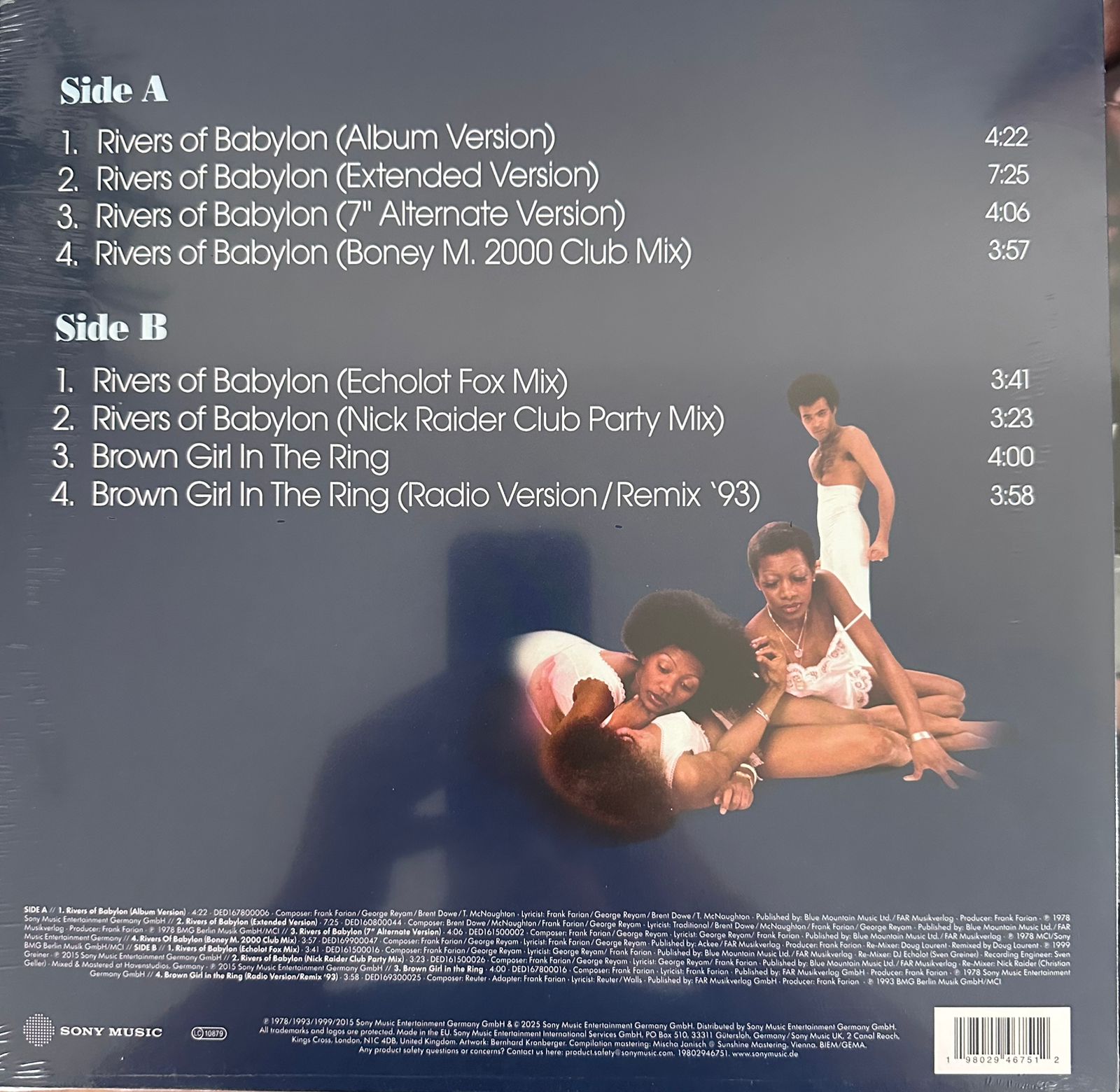 Boney M. – Rivers Of Babylon (MINT, NUEVO NO SELLADO) BOX17