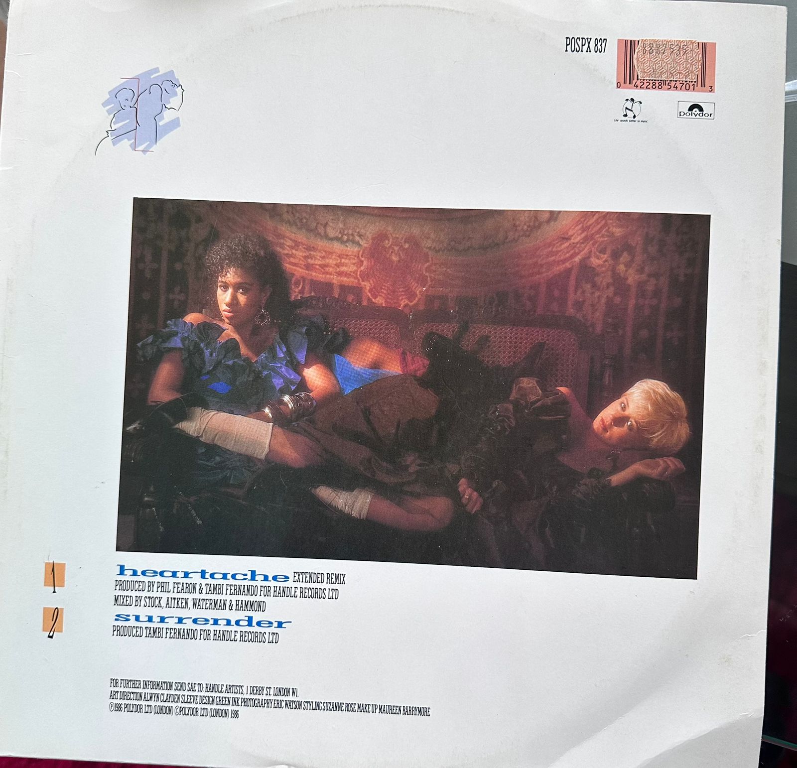 Pepsi & Shirlie – Heartache (NM, FUNDA VG+) BOX19