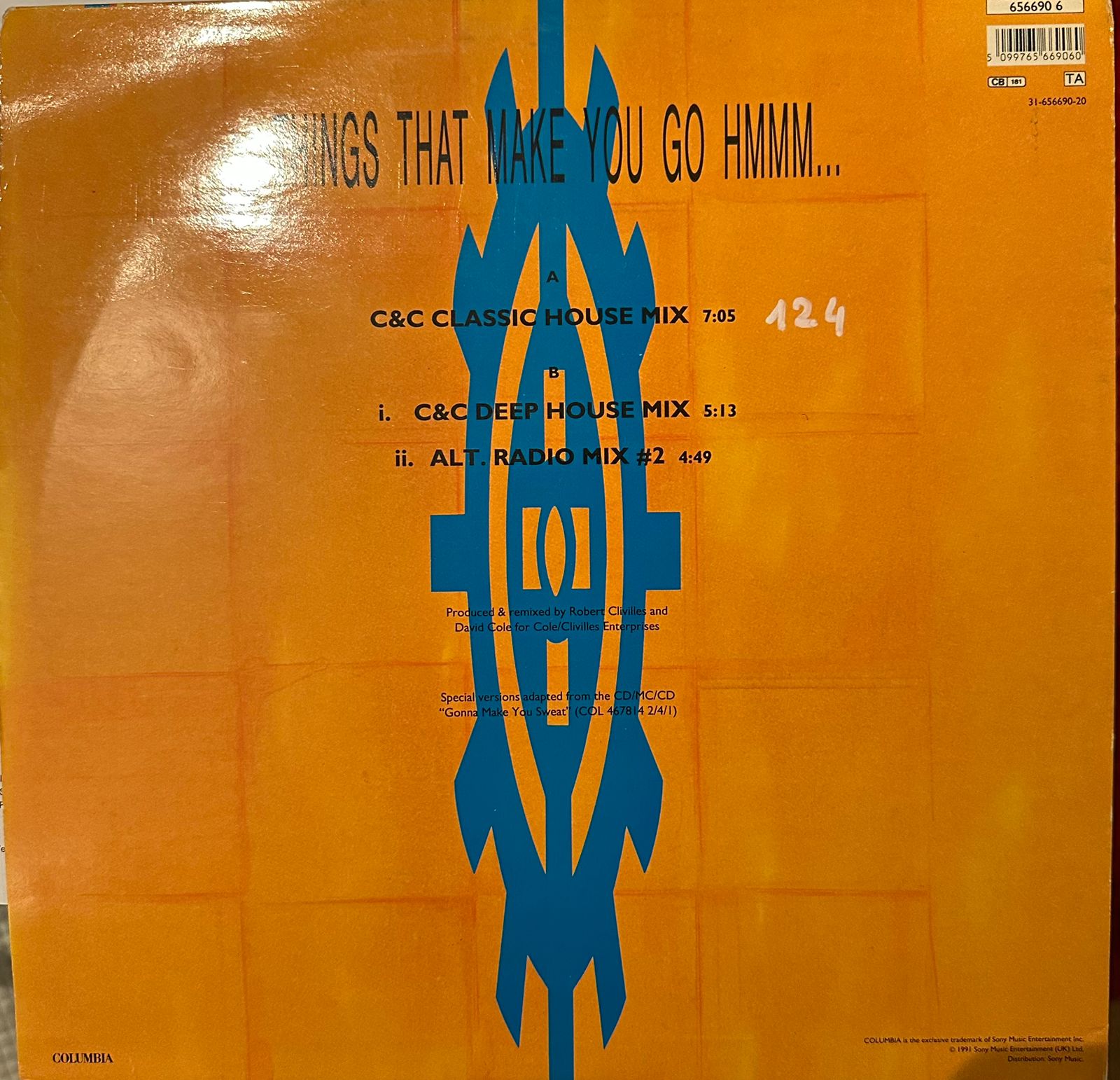 C + C Music Factory Featuring Freedom Williams – Things That Make You Go Hmmm... (VG+) BOX11