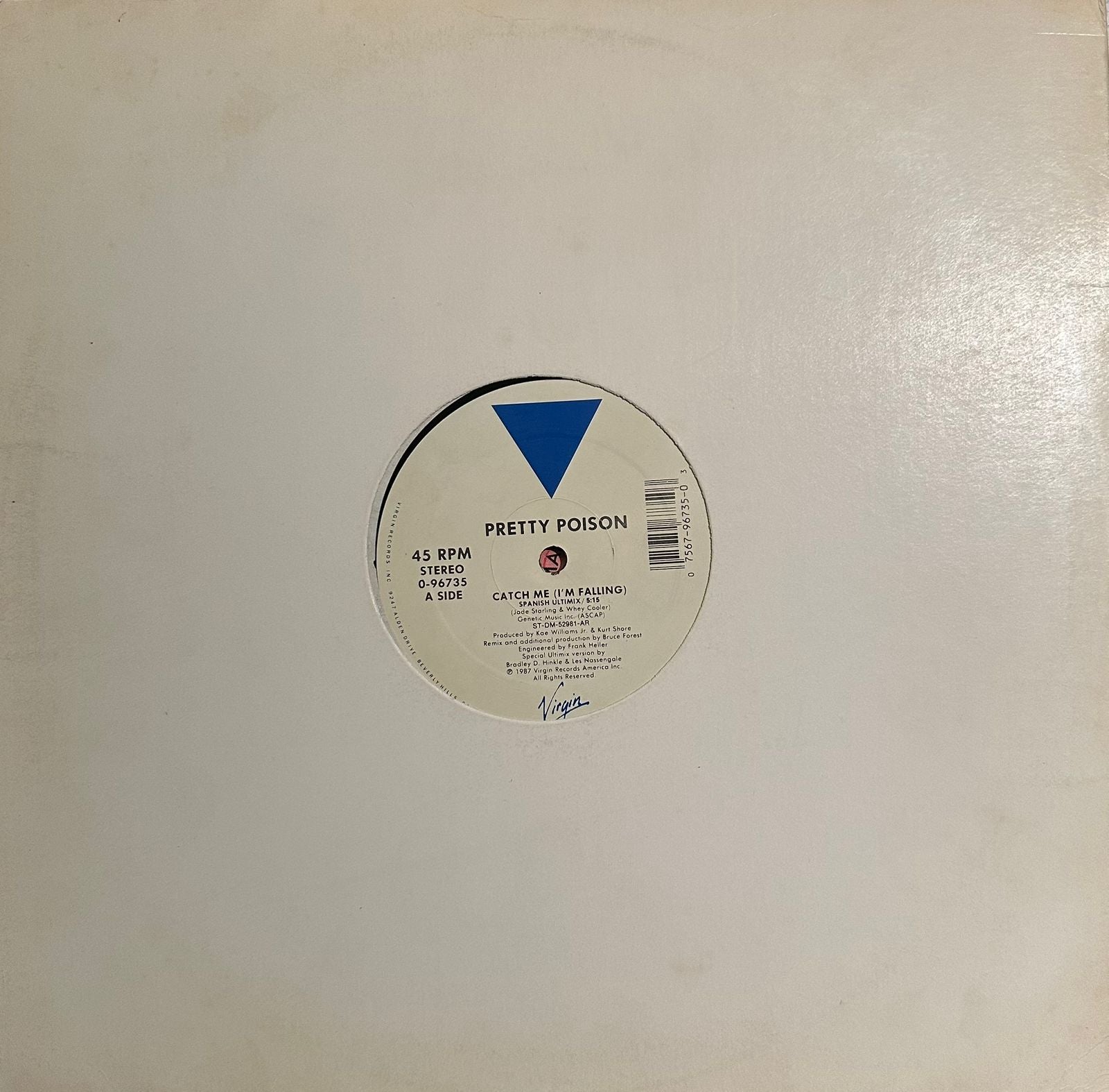 Pretty Poison – Catch Me (I'm Falling) [Spanish Ultimix] (EX, FUNDA GENÉRICA VG+) BOX7