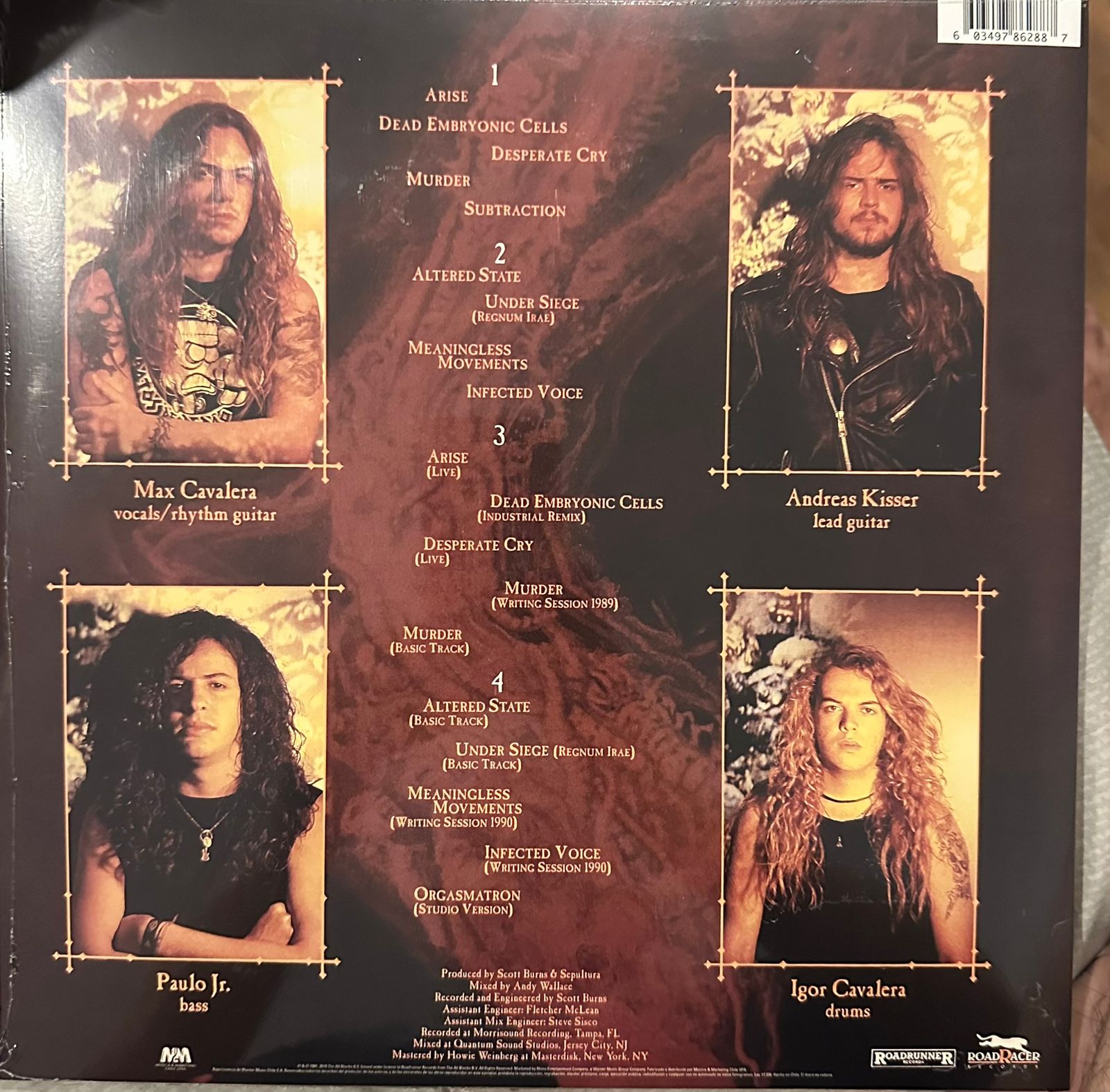 Sepultura – Arise / DISCO DOBLE (NUEVO, SELLADO) BOXV25