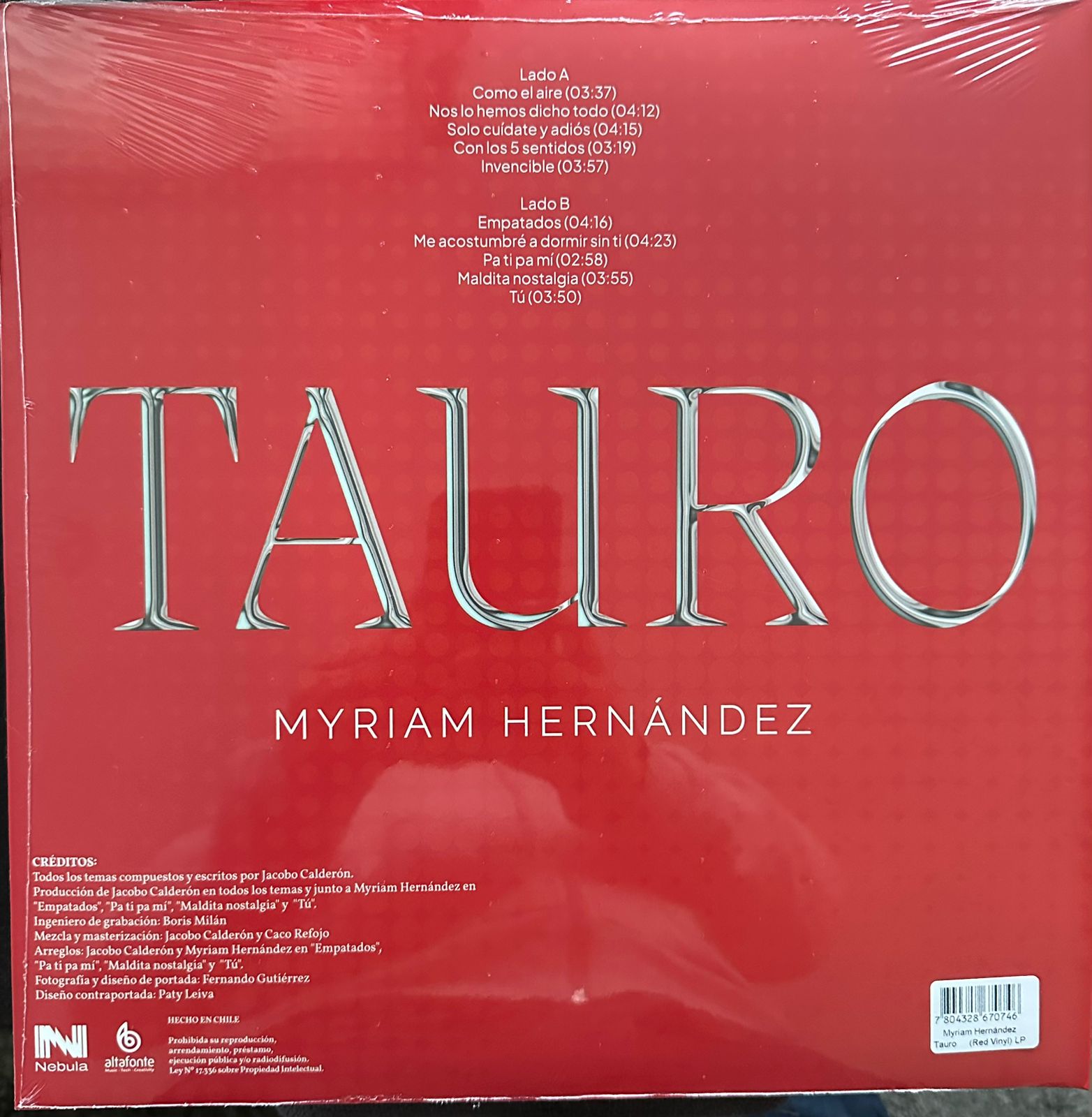 MYRIAM HERNÁNDEZ - TAURO (NUEVO, SELLADO) BOXV26