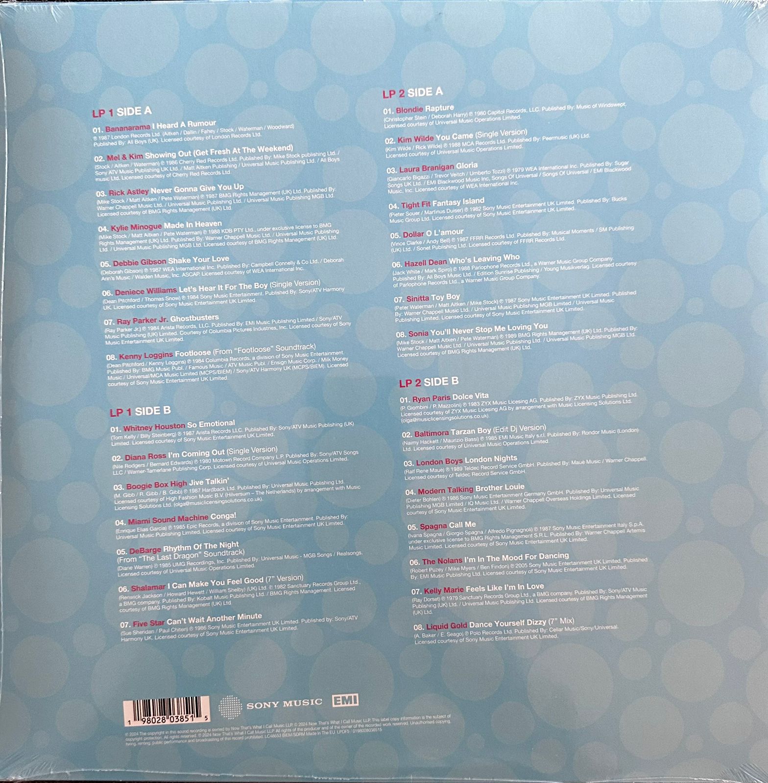 Various – Now Eighties Dancefloor Pure Pop / DISCO DOBLE (NUEVO, SELLADO) BOXV30