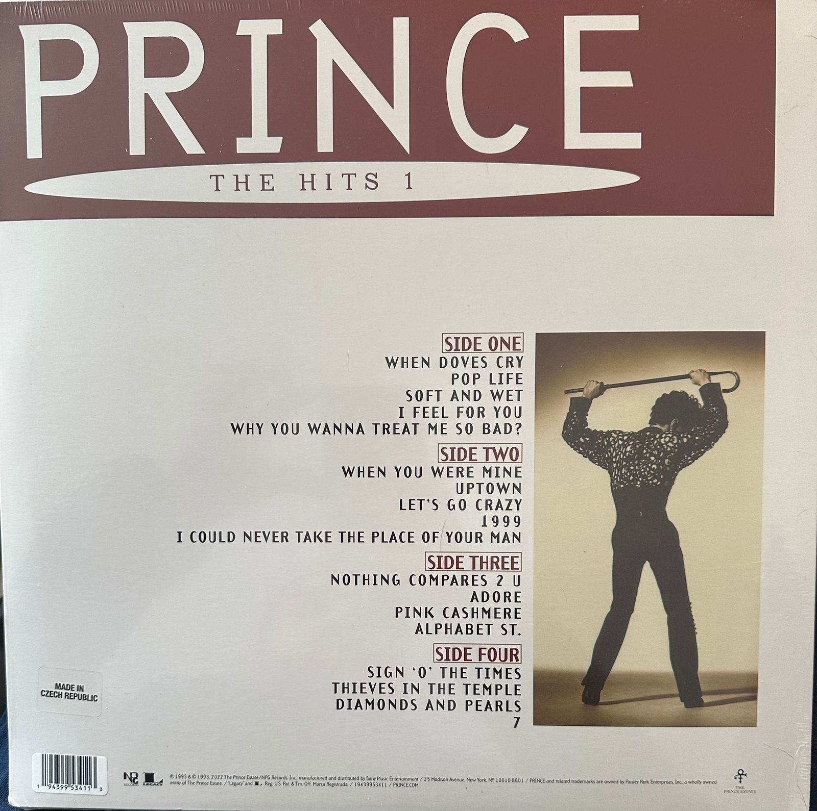 Prince – The Hits 1 / DISCO DOBLE (NUEVO, SELLADO) BOXV32