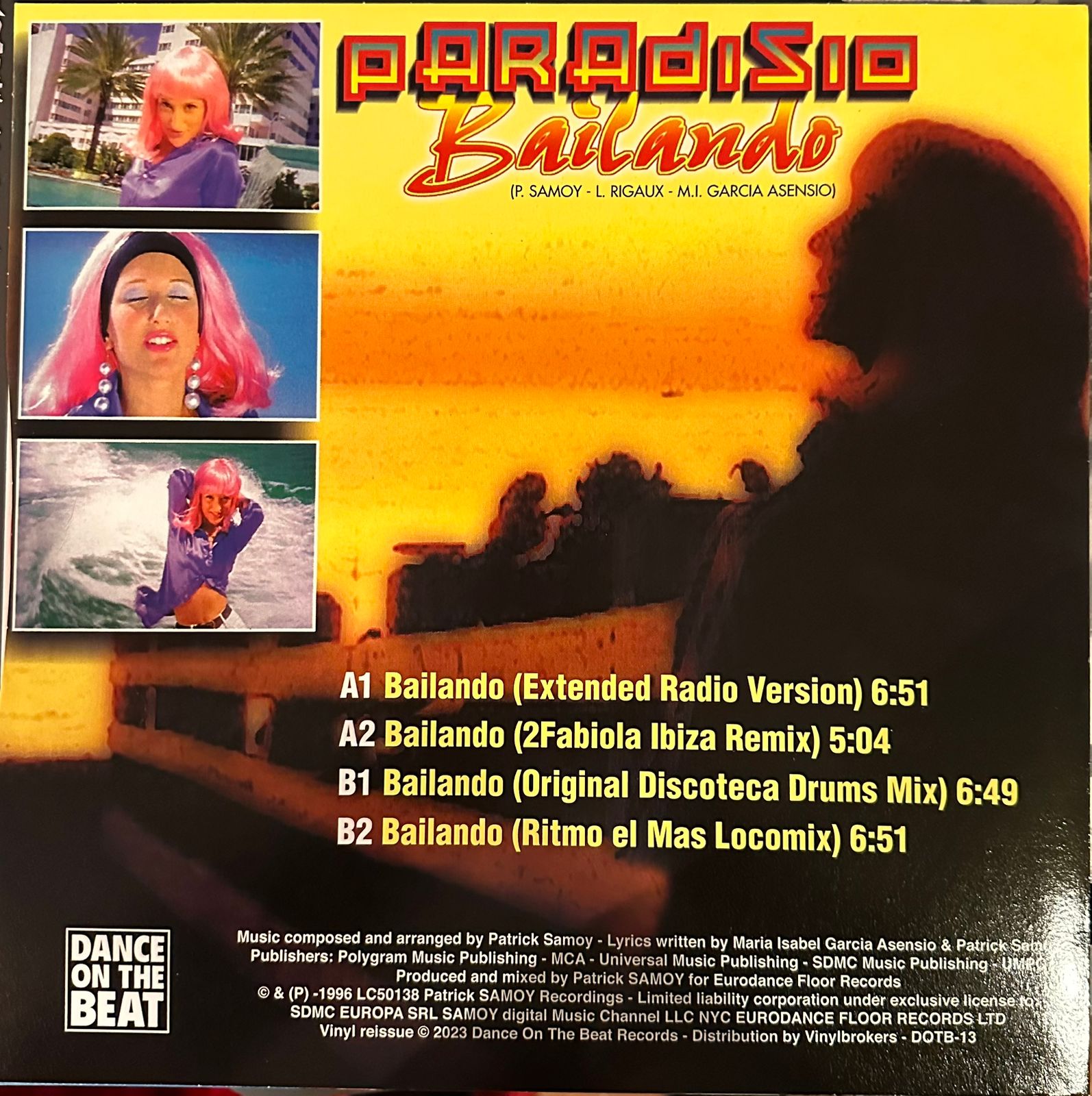 Paradisio – Bailando (MINT, NUEVO NO SELLADO) BOX4