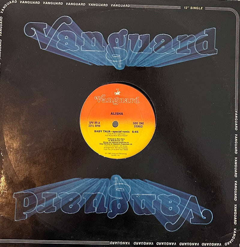 Alisha – Baby Talk (VG+, DISCO MINIMA CURVATURA, NO AFECTA REPRODUCCCIÓN) FUNDA GENÉRICA BOX18